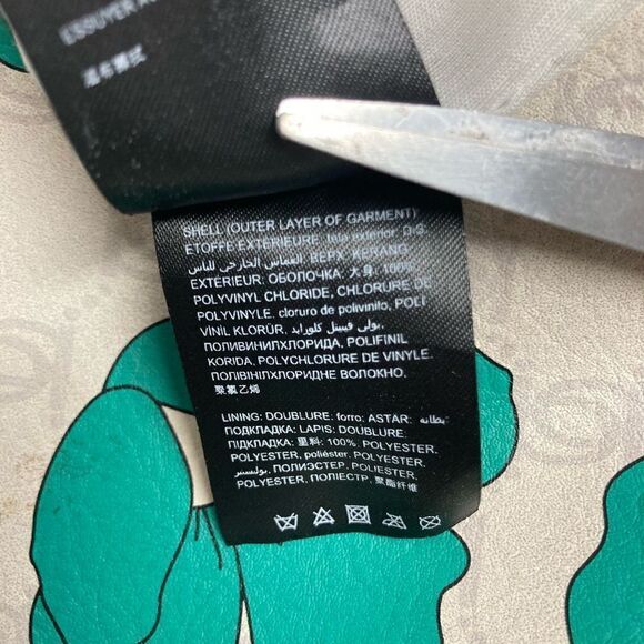 BEBE Los Angeles Pippa Poppy Green & White satchel - Picture 10 of 12